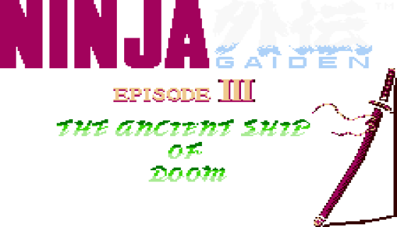 NINJA GAIDEN III: THE ANCIENT SHIP OF DOOM
